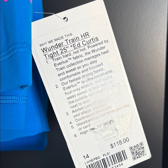 Lululemon Wunder Train HR Tight 25” Ed Curtis - Picture 6 of 7